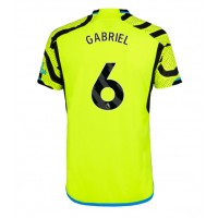 Arsenal Gabriel Magalhaes #6 Bortedrakt 2023-24 Kortermet